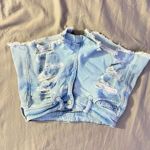 Arizona Jean Company Women's Light Blue Denim Tube Top